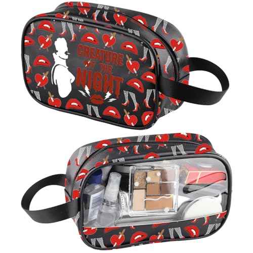 XYANFA Rock Horror Cosmetic Bag Picture Show Gift Fans Gift Horror Movie Themed Gifts (CREATURE NIGHT t-m)