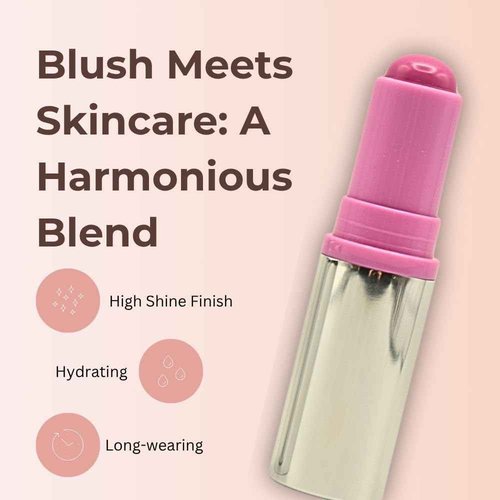 Haus Labs Color Fuse Longwear Hydrating Glassy Lip + Cheek Blush Balm Stick - Glassy Lilac