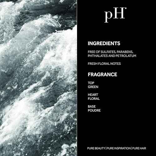 pH PURE HAIR Texturizing Spray for Extra Volume - Matte Finish Hair Spray for Fine & Thin Hair, Refreshes Strands with No Residue, Sulfate & Paraben Free, Floral Scent - 10.14 Oz