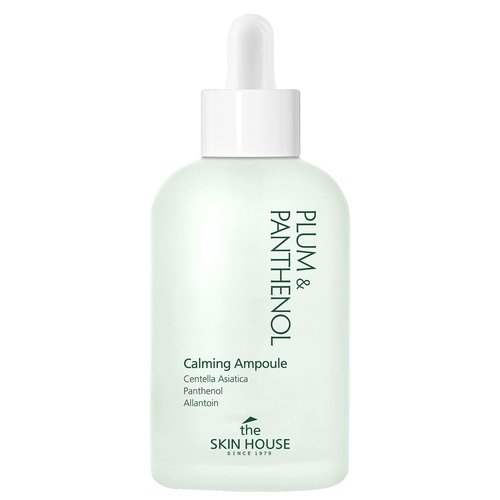 The Skin House PLUM & PANTHENOL Calming Ampoule – Soothing Facial Ampoule for Sensitive & All Skin Types – Panthenol-Infused Hydrating & Calming Korean Skincare[ 50ml /1.69 fl.oz]