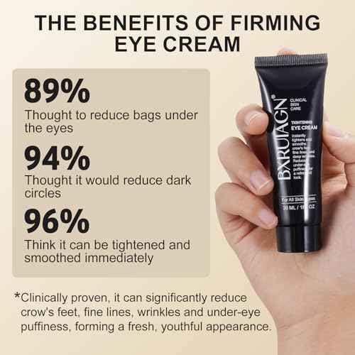 Instant Eye Tightener - Quickly Reduces Dark Circles, Eye Bags, Puffiness and wrinkles, Locks in Moisture