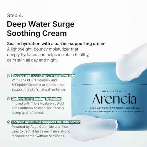 Arencia Glass Skin Renewal Set, 5-Step Korean Skincare Routine Bundle for Spotless Skin, Dark Spot Treatment, Hydrating