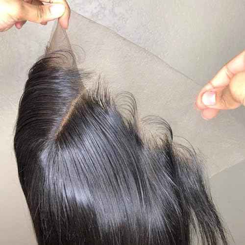 Grand Nature Frontal HD Lace Closure Only, 13x6 Frontal HD Lace, 5x5 HD Lace Closure Body Wave, Straight 4x4 Closure, 13x4 Lace Frontal HD Lace (Straight, 12"-13x6 Frontal)