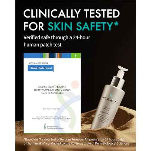 REJURAN¢ç Turnover Ampoule, c-PDRN¢ç [Larger Size] - Original Salmon DNA PDRN Face Serum for Rejuvenation, Firming, Hydration & Youthful Glow, Smooths Skin Texture. Korean Skincare (1.69 fl oz)