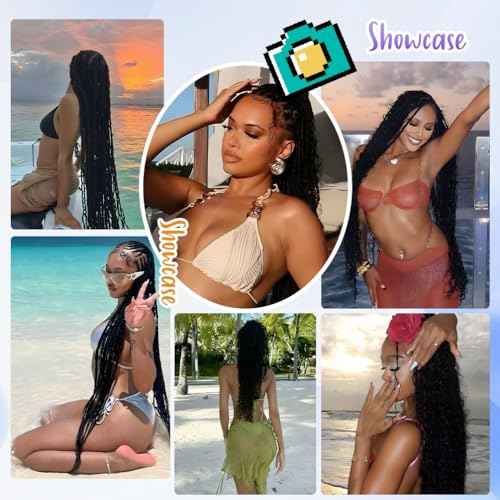 Deep Wave Human Braiding Hair for Boho Braids ? 10 Inch 120g 3 Bundles/Pack Natural Black, 100% Unprocessed 12A Brazilian Virgin Hair Bulk, No Weft, Wet & Wavy Curly Knotless Extensions