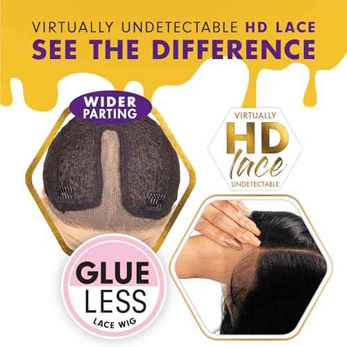 Sensationnel Butta Lace Wigs - Unit 5 Extra Wide 5 Inch Deep Parting Synthetic Preplucked Hairline Glueless Lacefront (T4/COPPER)