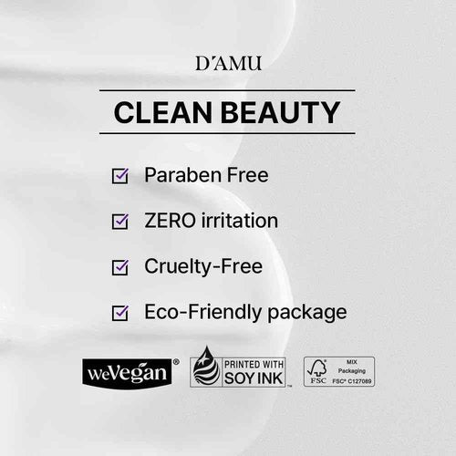 D'AMU Retinol Eye & Neck Cream – Brightening & Firming Cream for Dark Circles, Wrinkles & Pigmentation with Vita 5X, Astaxanthin & Spicule – Korean Skincare – 1.6 oz