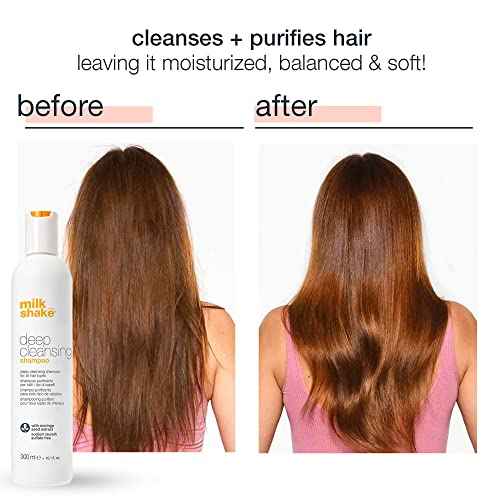 milk_shake Deep Cleansing Shampoo - SLES Free Deep Cleaning Shampoo to Remove Buildup