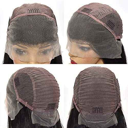 Derun Ombre Curly 13¡¿4 Lace Front Wigs Human Hair Lace Frontal Wig 1B/30 Remy Hair for Black Women (22Inch, 1b/30, 13¡¿4 Lace)