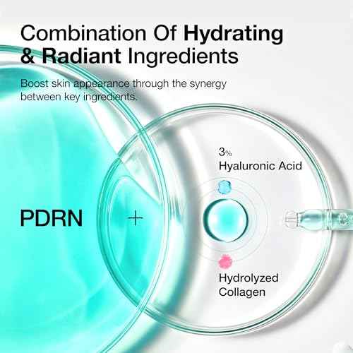 Anua PDRN Hyaluronic Acid Capsule 100 Serum, Radiant Face Serum, Hyaluronic Acid, Hydration, Moisture Plumping effect, Natural color, Fragrance free, Korean Skincare, 30ml / 1.01 fl. oz