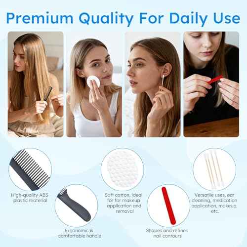 Hygiene Kits and Bulk Convenience Kits Feature Double-Sealed Individual Packaging. Personal Hygiene Kits are Suitable for Hotels, Camping, Home Use, and Travel (50-Pack)