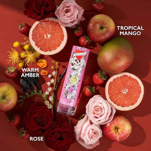 Ed Hardy Perfume for Women, Eau De Parfum Spray with Warm Amber Notes, 3.4 fl oz