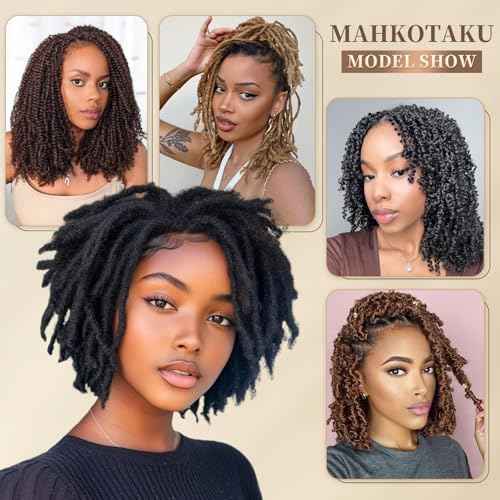 Afro Kinkys Bulk Human Hair for Mini Twist, Braiding, Loc Repair, Kinky Curly Hair, Natural Afro Bulk for Dreadlocks 3 Packs 90 Gram Natural Black Color(1B, 16 Inch£©