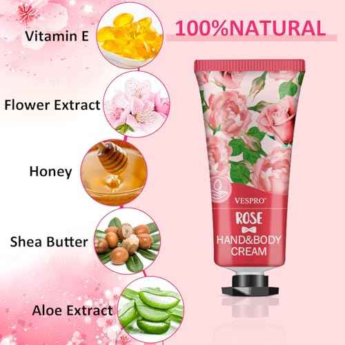 182 Pack Hand Cream Set, Stocking Stuffers for Women, Hand Lotion for Christmas Gifts, Thank You Gifts, Bridesmaid Gifts, Birthday Gifts and Small Gifts, Hand Lotion Travel Size for Dry Cracked Hands