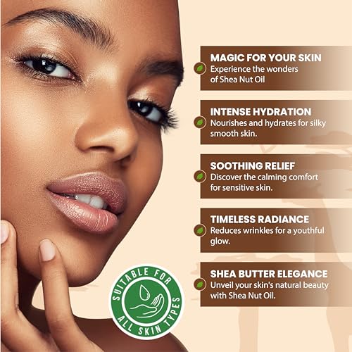 Plant Guru African Shea Nut Butter Oil Gallon 7.5 lbs. Bulk 100% Pure Natural Skin, Face, Hair Growth And Moisturizer. DIY Body Butters, Lotions, Creams, Lip Balm And Soap Making.