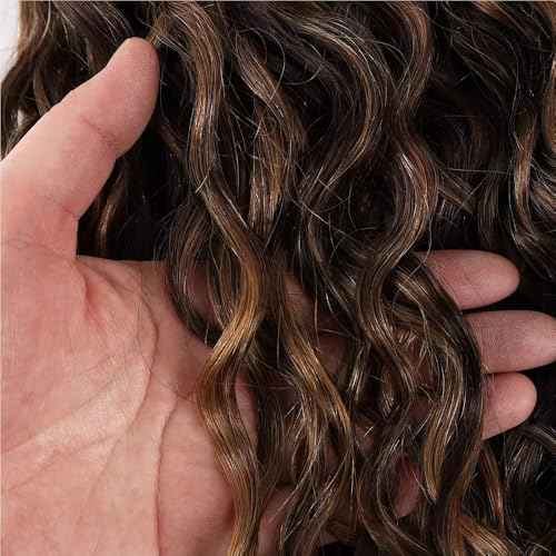 28 30 32 inch Dark Brown Bundles Human Hair #4 Water Wave Bundles Ombre Wet and Wavy Bundle Highlight Human Hair Bundle