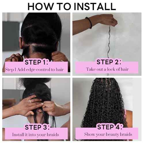 Human Hair for Boho Braids 100G Boho Braiding Human Hair #4/27/30 Deep Wave 100% Brazilian Human Braiding Hair 20 Inch