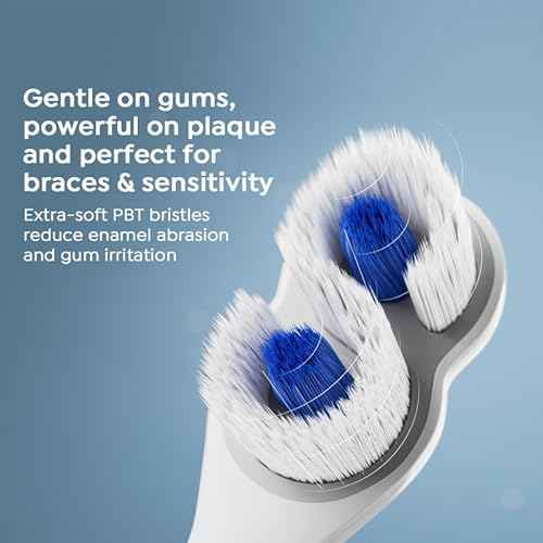SuperMouth¢ç ULTIM8 SmartBrush¢â Electric Toothbrush - Patented SuperBristles¢ç Clean Teeth 40X Better, Dual Sonic Modes, Pressure Sensor, Stunning Design - Teens & Adults - Pearly White