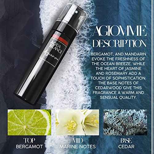 Body Spray For Men, Mens Body Spray, Deodorant For Men Refreshing Fragrance Mist, Pack of 3, Each 3.4 Fl Oz, Tricky Game, Blue, Agiomme