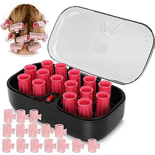 brush rollers for hair with picks electric women's roller hot curlers short set all one size medium Salon and Spa Equipment travel (29 * 20 * 18cm)