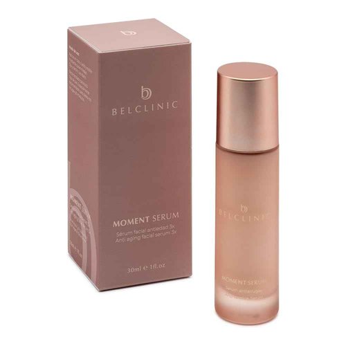 Belclinic Moment Serum – Anti-Aging & Lifting Face Serum with Bakuchiol, Niacinamide, Shea Butter & Oat Extract – Vegan, Allergen-Free, Wrinkle-Reducing, Radiance Booster for All Skin Types, 30ml