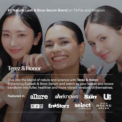 Enhancing Lash & Brow Serum Duo ? Eyelash and Eyebrow Growth Serum Set for Fuller, Longer-Looking Lashes & Brows ? Made in Korea, Clean & Effective Formula, Gift-Ready Packaging