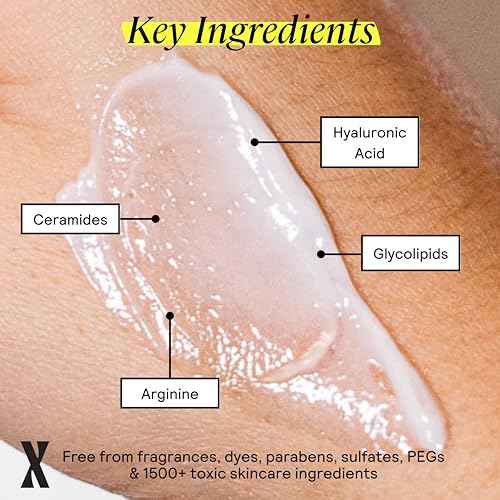 Untoxicated Moisturizing Lotion - Daily Face Moisturizer & Body Lotion for Sensitive Skin - Ceramides & Hyaluronic Acid - No Common Irritants - Non-Comedogenic - Oil-Free - Fragrance Free - 10 Ounce