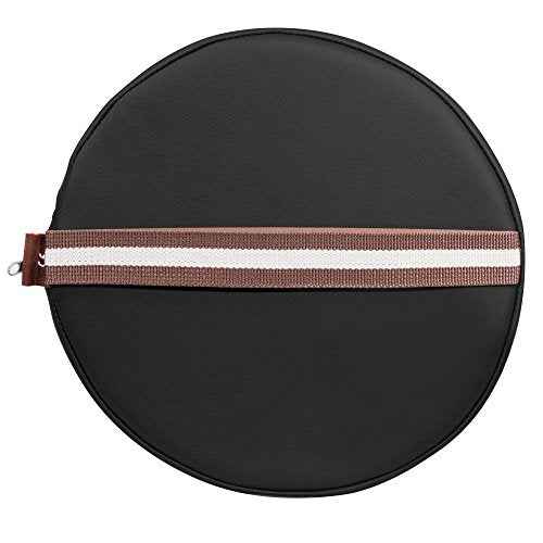 Master Massage 9" Full Round Bolster Black, 1count