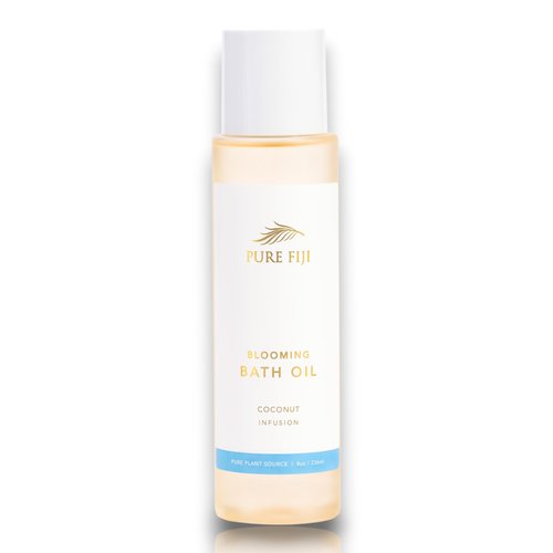 Pure Fiji Bath Oil, Conditioning Body Moisturizer with Natural Ingredients Bath Essential for Women Moisturizing Bath & Body Oil - Coconut (8oz/236ml)
