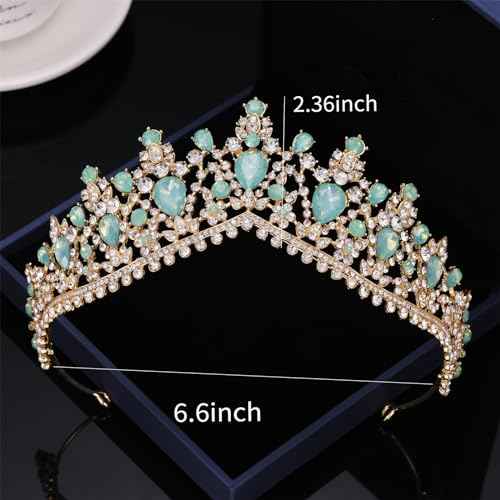 Kamirola - Queen Crown and Tiara Princess Crown for Women and Girls Crystal Headbands for Bridal, Wedding Gothic Halloween Costumes for Women Prom Christmas Halloween Birthday Prom Pageant Party£¨TR23£©