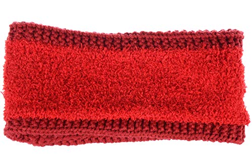 Be Your Own Style BYOS Women’s Winter Chic Cable Warm Fleece Lined Crochet Knit Headband Turban