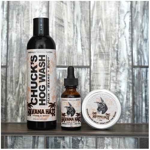 Badass Beard Care Beard Oil For Men - Havana Haze, 1 oz - 100% Natural and Organic Food-grade Ingredients, Soften Hair and Hydrate Skin