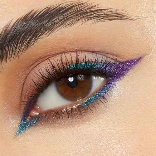 ColourPop Cr?me Gel Waterproof Chrome Eyeliner - 18HR Wear, Ultra-Pigmented Eyeliner Pencil with Matte & Metallic Finishes - Smudge-Proof, Vegan & Cruelty-Free - Power Trip (0.01 oz)