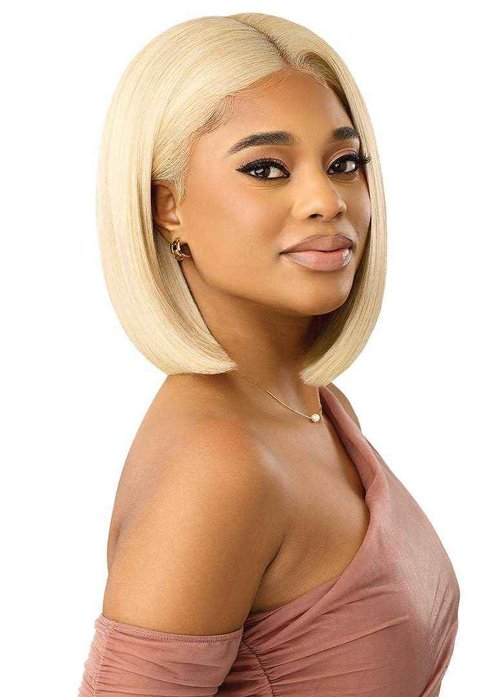 Outre Lace Front Wig - Perfect Hair Line - Swoop Series Y-Part 203 (JET BLACK 1)