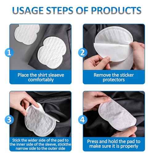 Armpit Sweat Pads, Unadir Underarm Sweat Pads for Women and Men [100 Packs], Disposable Underarm Pads for Sweating Women, With our Disposable Underarm Sweat Shields, Reclaim Your Confidence