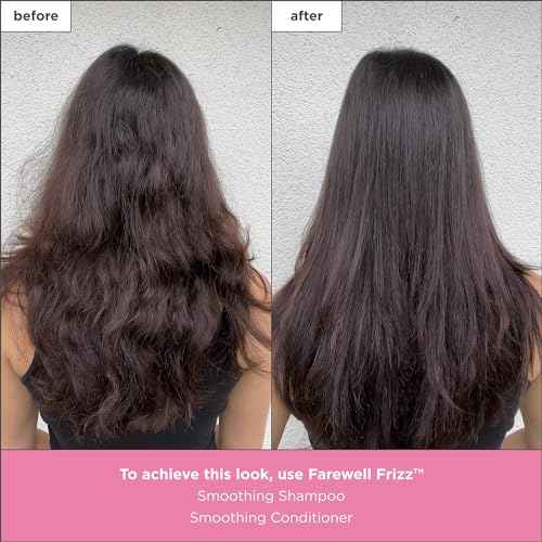 Briogeo Farewell Frizz Smoothing Conditioner, Tame Frizz and Restore Shine to Dull, Dry Hair, Nourishes and Smooths, Argan Oil for Shine, Vegan, Cruelty-Free