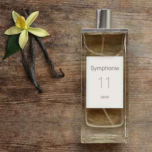 EVAFLORPARIS SYMPHONIE 11 Vanille Eau de Parfum for Women ? Gourmand Vanilla & Spicy Notes with Pink Pepper, Jasmine and Sandalwood ? Timeless Fragrance ? Made in France 3.4 Fl Oz