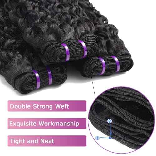 Burmese Curly Human Hair Bundles 20 22 24 Inch 100% Unprocessed Virgin Remy Hair 3 Bundles 12A Raw Burmese Curly Hair Extensions Natural Color for Women