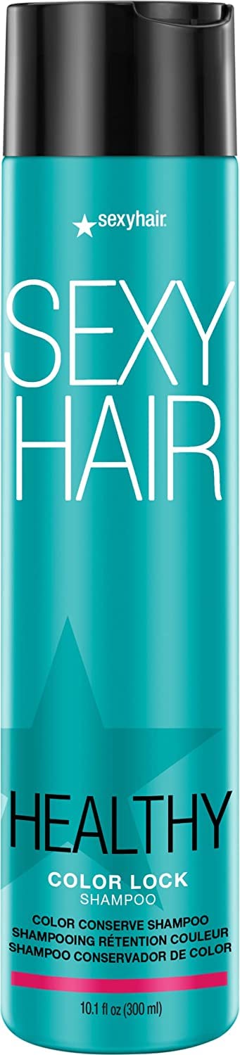 SexyHair Healthy Color Lock Color Conserve Shampoo, 10.1 Oz | Color Safe | SLS and SLES Sulfate Free | All Hair Types