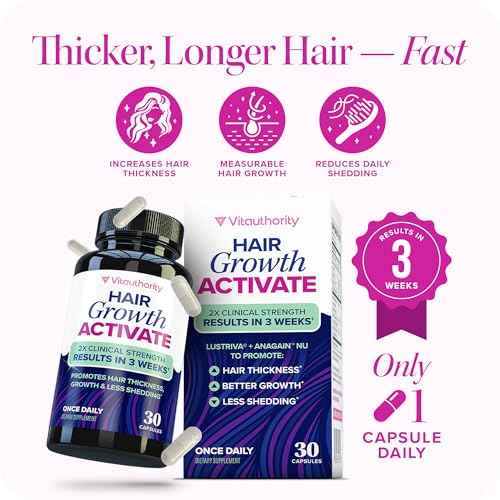 Lustriva Hair Growth Supplement for Women | Lustriva & DHT Blocker Vitamins for Thicker Fuller Locks Biotin Saw Palmetto Zinc & Copper | Reduce Shedding & Support Hair Loss for Men & Women 30 Capsules