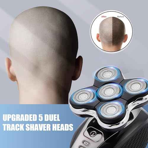 Balder Pro Shaver Peplacement Heads for Remington Balder Pro Head Shaver Model XR7000/XR1500/XR1501 Electric Shaving for Bald Men,4 Pack