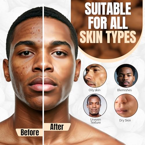 Walnut Face Scrub for Men ? Gritty Exfoliating Facial Cleanser with Natural Oils Walnut Powder, Deep Clean, Clears Pores, Smooths Texture, Helps Men's Acne-Prone Skin ? Non-Comedogenic, Cruelty-Free