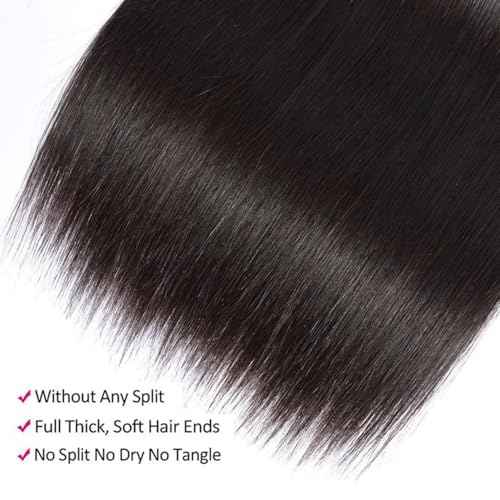Straight Bundles Human Hair one Bundle 12A 100g/pack 30 Inch Brazilian Hair Single Human Hair Bundles Natural Black