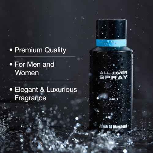 ATYAB AL MARSHOUD Salt All Over Spray (125 mL) - Long-Lasting (Up to 24 Hours), Unisex Body Mist, Refreshing Lime & Sea Salt Scent with Musk, Premium Body Spray for Women & Men
