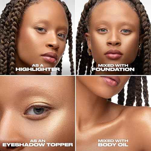 Urban Decay Face Bond Luminizer, Water-Resistant All-Over Liquid Highlighter + Bronzer, Face, Eye, and Body Glow Makeup, with 3% Niacinamide, Smudge-Resistant, Transfer-Resistant - 1 fl oz