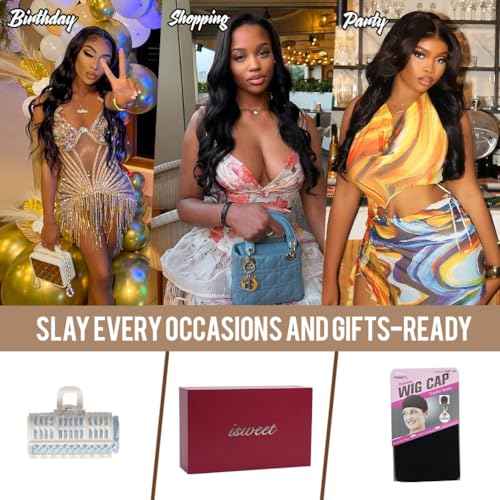 16" 13x4 Glueless Wigs Human Hair Pre Plucked Pre Cut with Baby Hair, 210% Density 12A Brazilian Body Wave Lace Front Wigs Human Hair, Chocolate Brown HD Transparent Wear and Go Wigs for Black Women