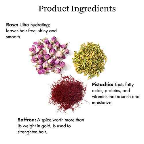 Joon Saffron Hair Elixir Pistachio + Rose Hair Oil, 3.11 Fl. Oz.