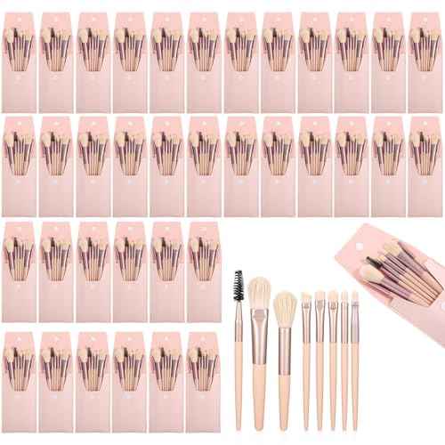 36 Sets Travel Size Makeup Brushes Set Mini Face Make Up Brushes Makeup Gifts for Bridesmaids Wedding Bridal Shower Makeup Party