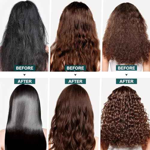 Hair Mask for Damaged Hair, Rosemary Keratin Collagen Deep Repair Conditioning Hydrating Hair Mask for Dry Damaged Frizzy Hair 10.15oz 300ml