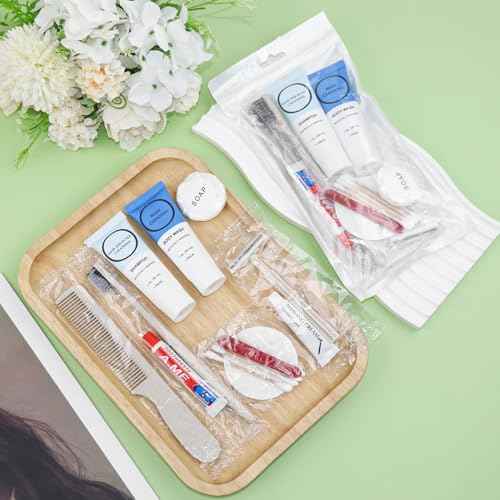 Toiletry Kits Homeless Personal Hygiene Care Package Kits Supplies In Bulk, Disposable Travel Size Essential Women Men Toiletries Set for Hotel,Charity,Camping,Travel (7.1 Inch, 40, Count)
